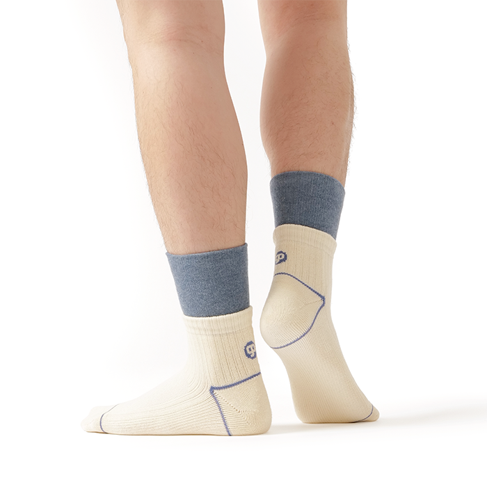 Double Layers Crew Socks