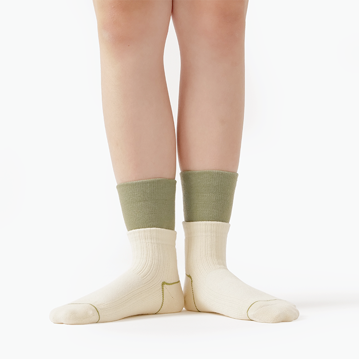 Double Layers Crew Socks