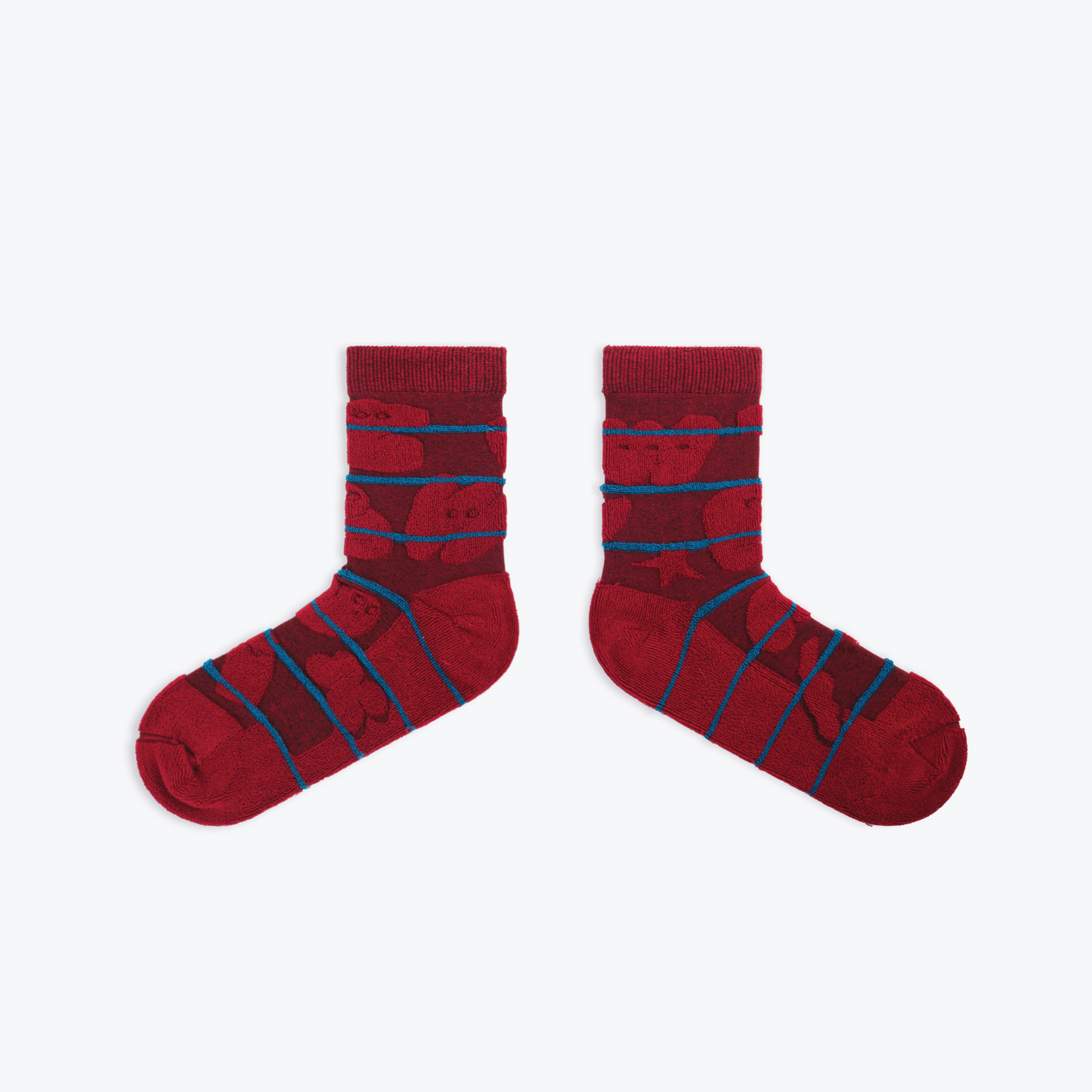WAWW 'WEIRD ME Reversible Mid Socks