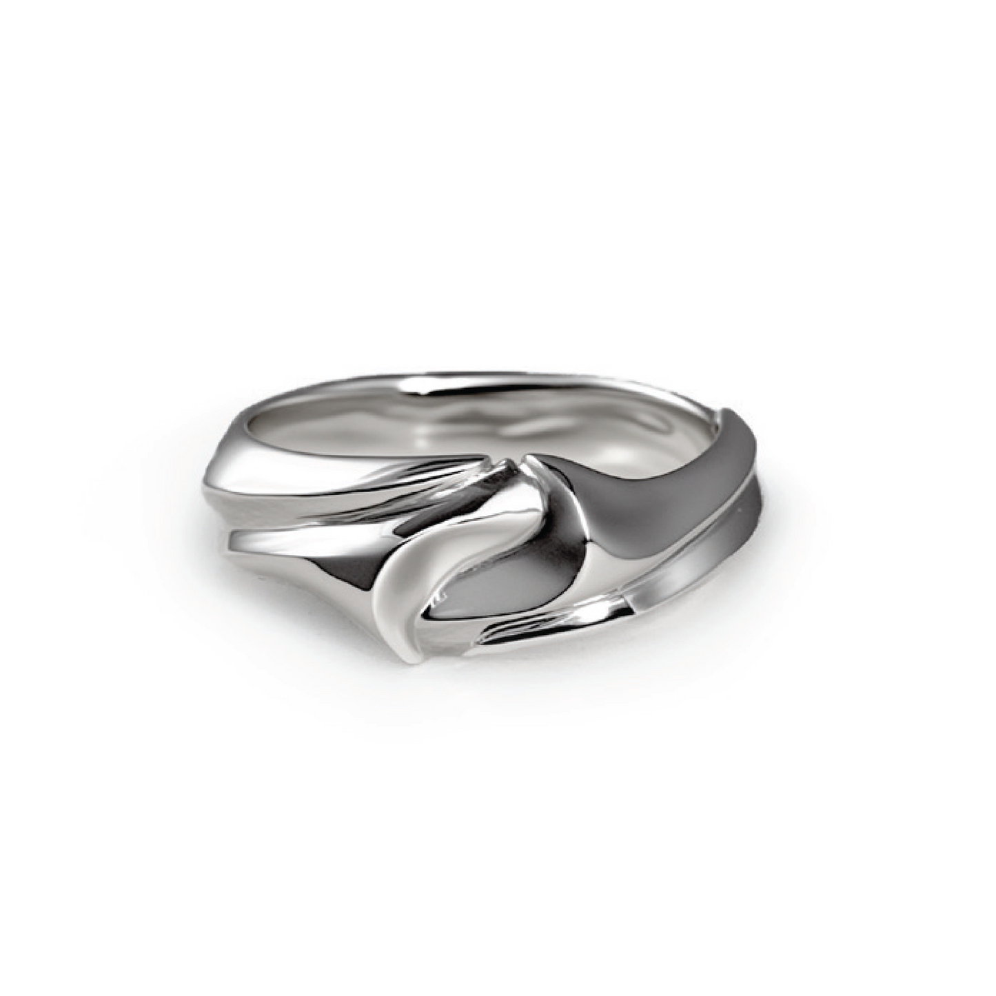 ORANDA Helix Band Ring Bold