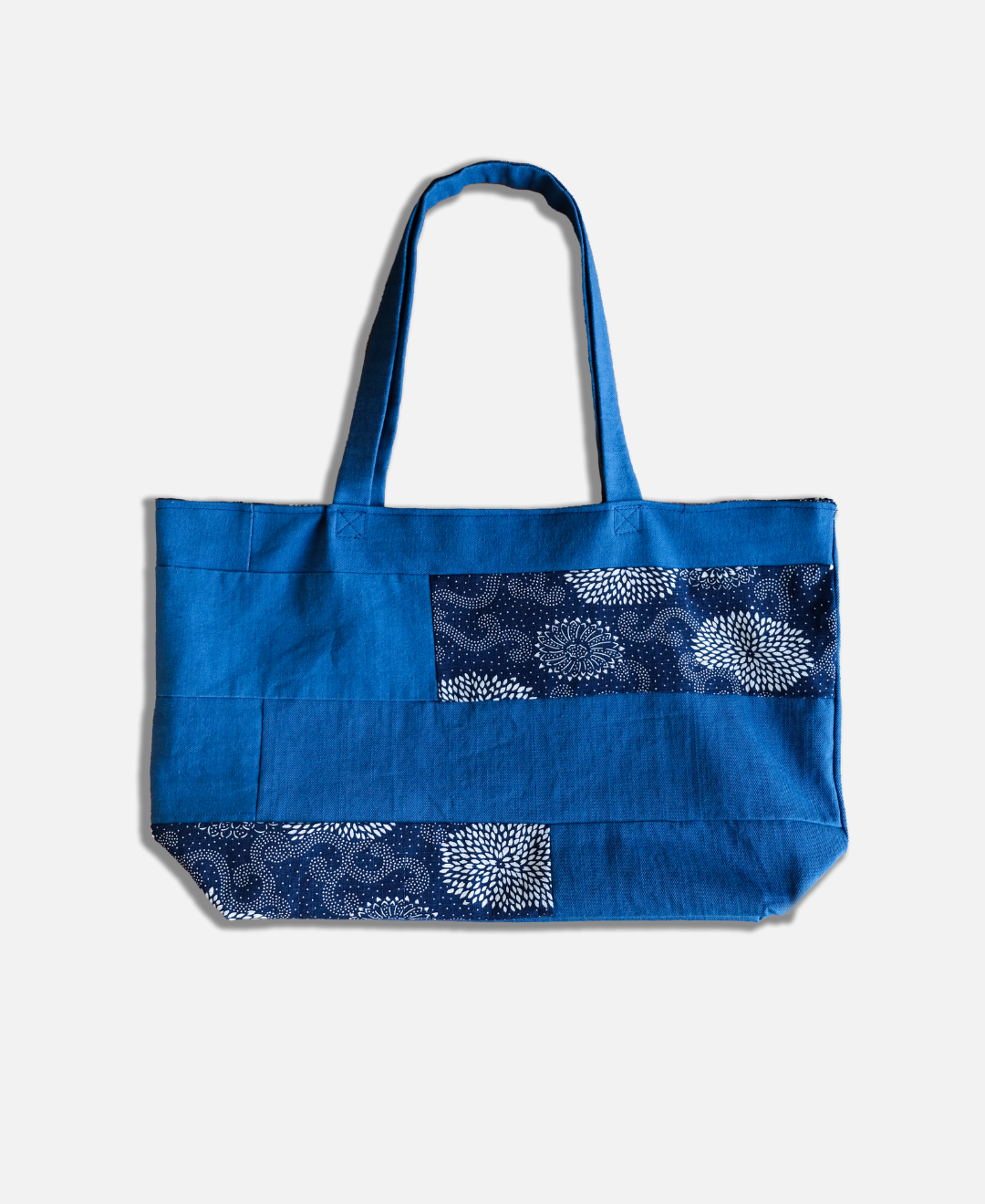 Indigo Katazome Patch Work Tote Bag