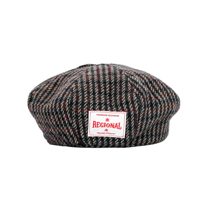 Regional Raw Beret 8 Panel Outform Tweed