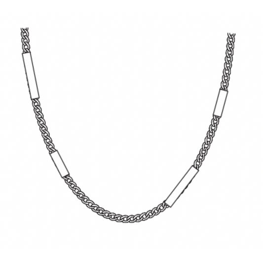 ORANDA ID Bar Necklace