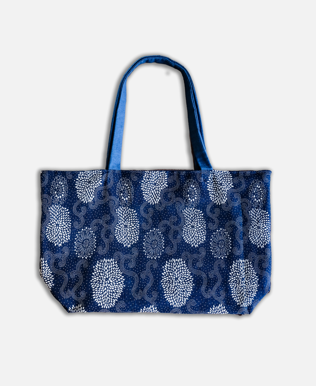 Indigo Katazome Patch Work Tote Bag