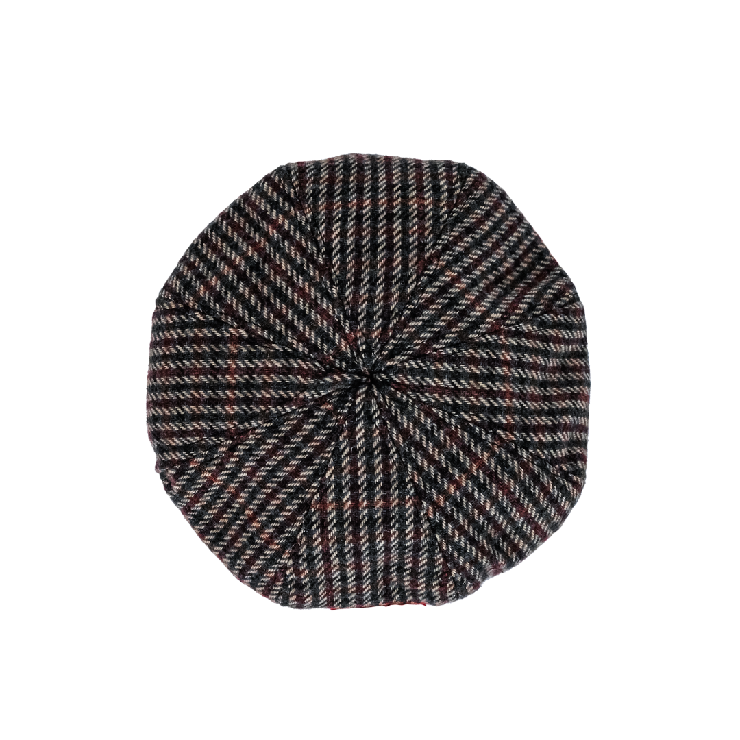 Regional Raw Beret 8 Panel Outform Tweed