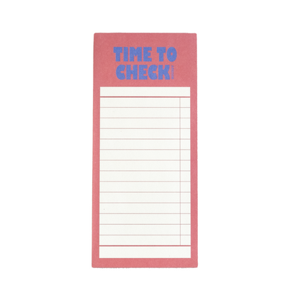 KONA "Time To Check" Note Papers