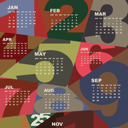 KONA 2025 Calendar