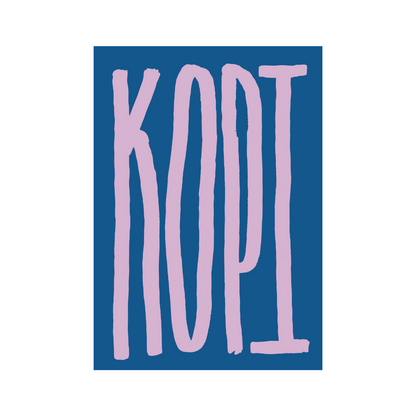 KONA Graphic Postcard