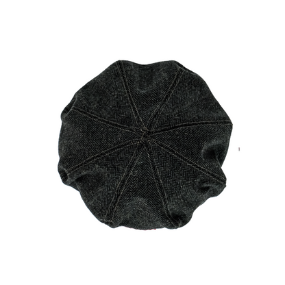 Regional Raw Beret 8 Panel Outform Tweed