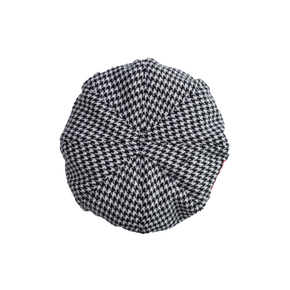 Beret 8 Panel Outform | Houndstooth