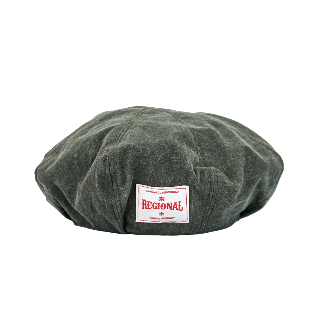 Regional Raw Beret 8 Panel Outform Cotton