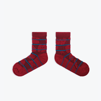 WAWW 'WEIRD ME Reversible Mid Socks