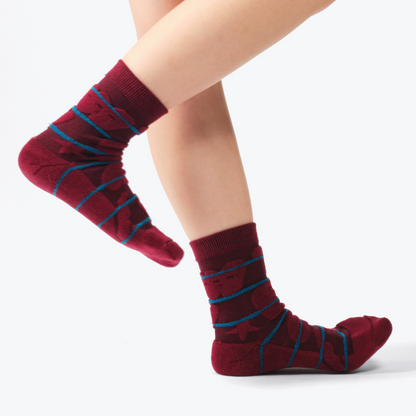 WAWW 'WEIRD ME Reversible Mid Socks