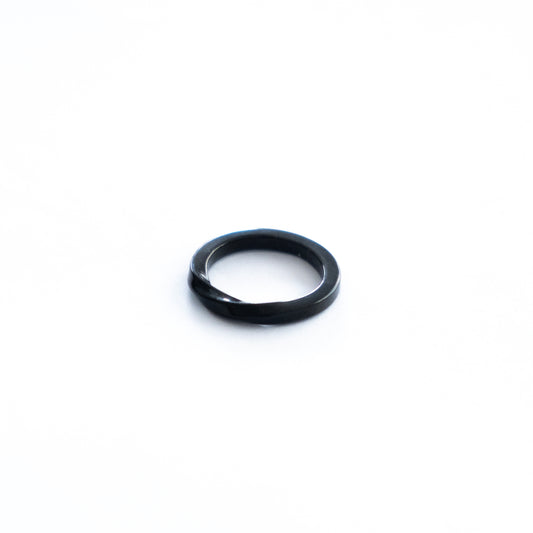 SACA Black Minimal Ring