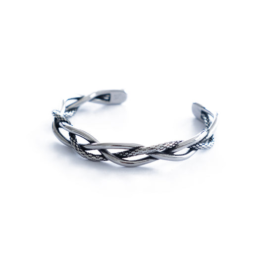 SACA Curve Silver Bracelet